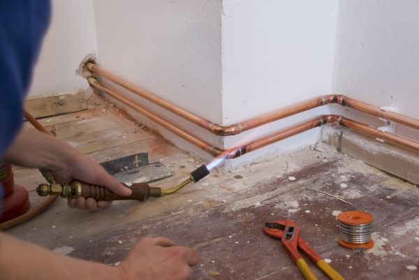 Copper Pipe Repair in Easton