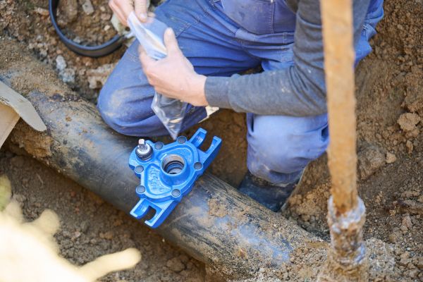 Underground Plumbing Service in Easton