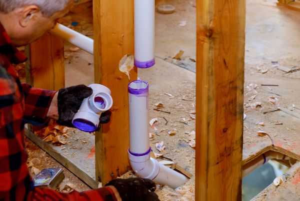 Building Plumbing Installation in Easton