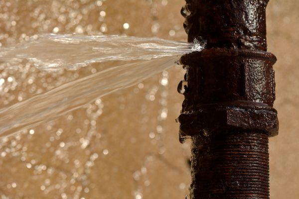 Busted Pipe Repair in Easton