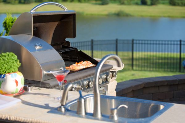 Outdoor Kitchen Plumbing in Easton